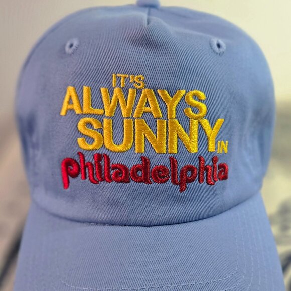 It's Always Sunny In Philadelphia Phillies Baseball Themed Sitcom Hat Brand New - Picture 2 of 5